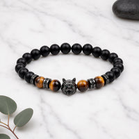 Wolf Tiger Eye Bracelet