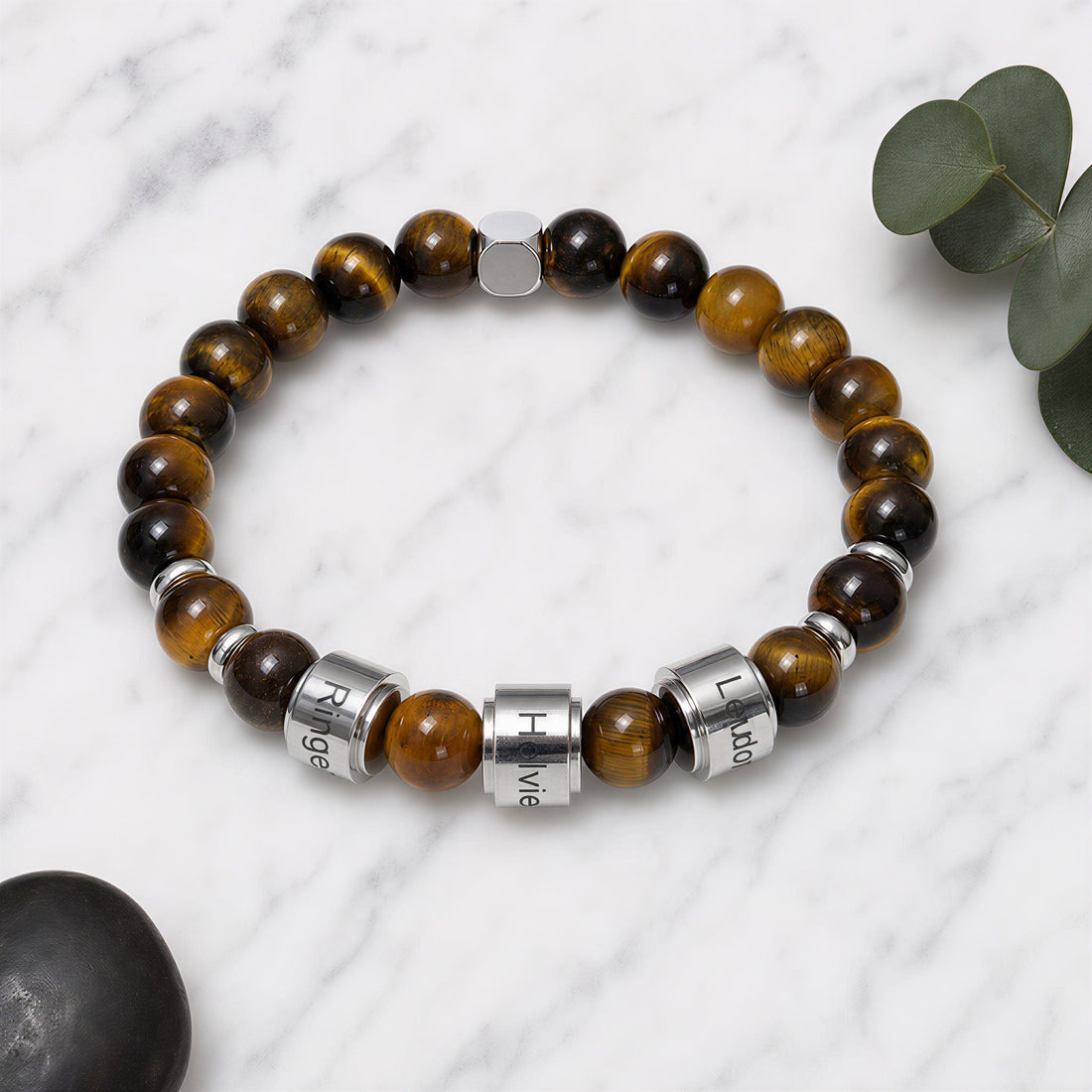 Tiger Eye Name Bracelet