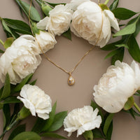 Crystal Teardrop Pendant Necklace