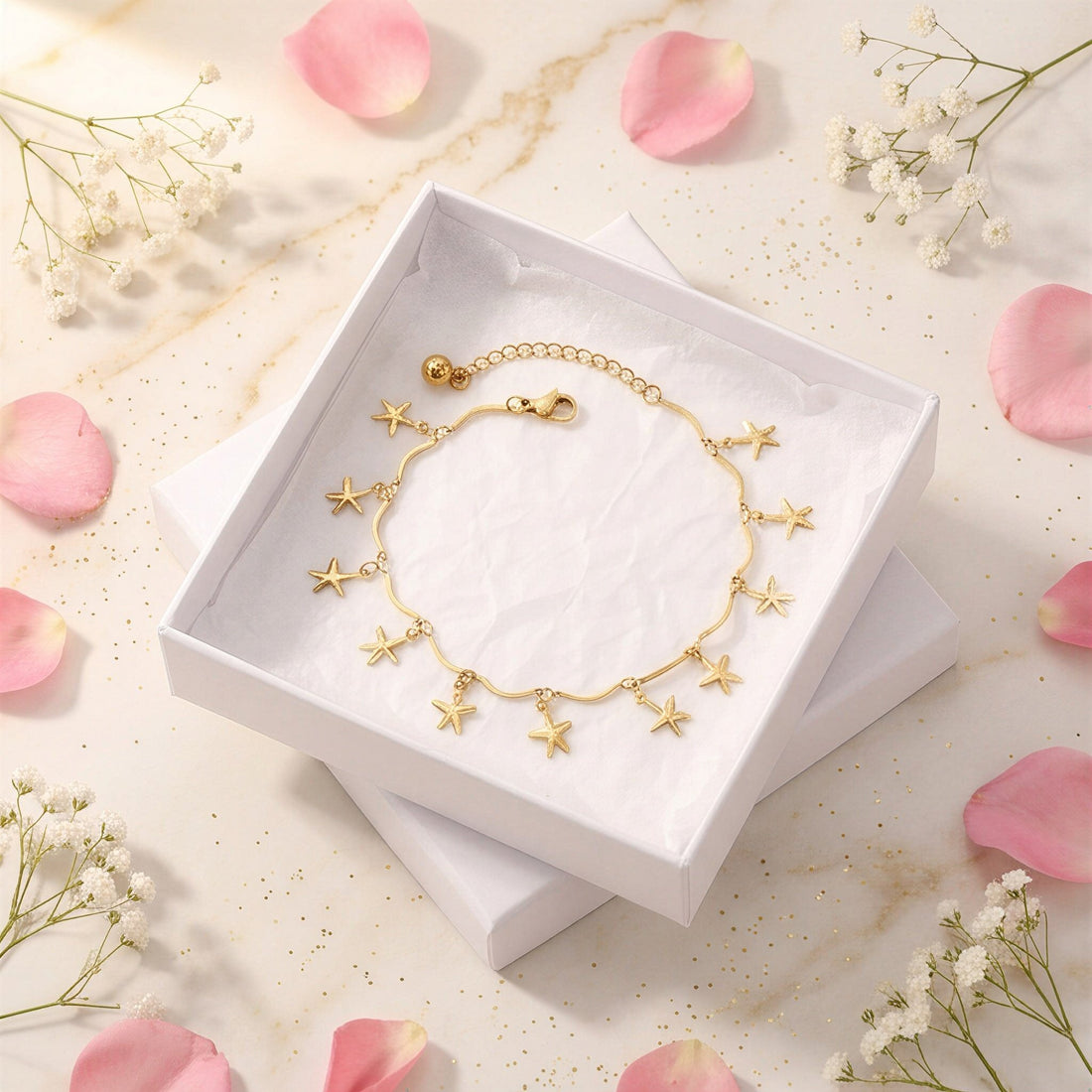 Isla Starfish Anklet