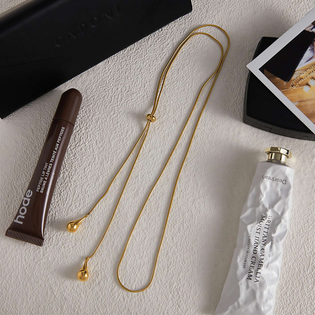 Droplet Lariat Necklace