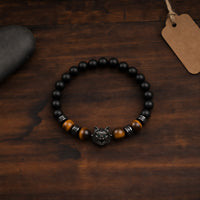 Wolf Tiger Eye Bracelet