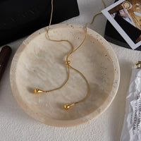 Droplet Lariat Necklace