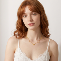 Multi Butterfly Station Necklace