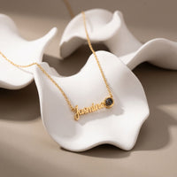 Name Necklace with Photo Projection