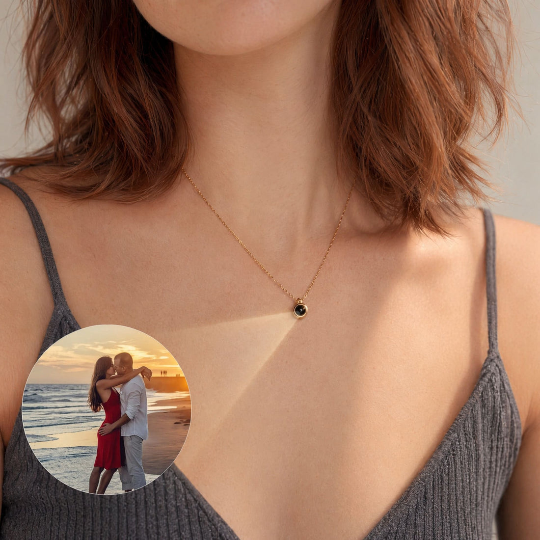 Veronica Photo Necklace