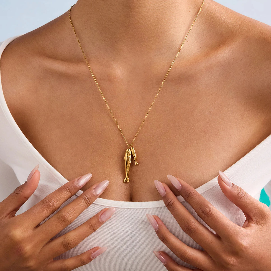 Minimalist Fish Necklace