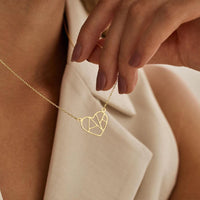 Heart Initial Necklace