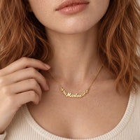 Antler Name Necklace