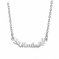 Antler Name Necklace