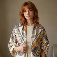 Boutique Print Silk Scarf