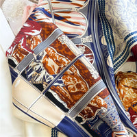 Boutique Print Silk Scarf