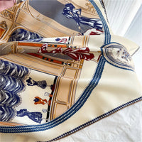 Boutique Print Silk Scarf