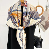 Boutique Print Silk Scarf