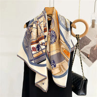 Boutique Print Silk Scarf
