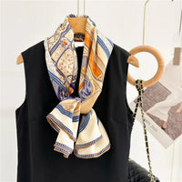Boutique Print Silk Scarf