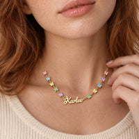 Butterfly Name Necklace