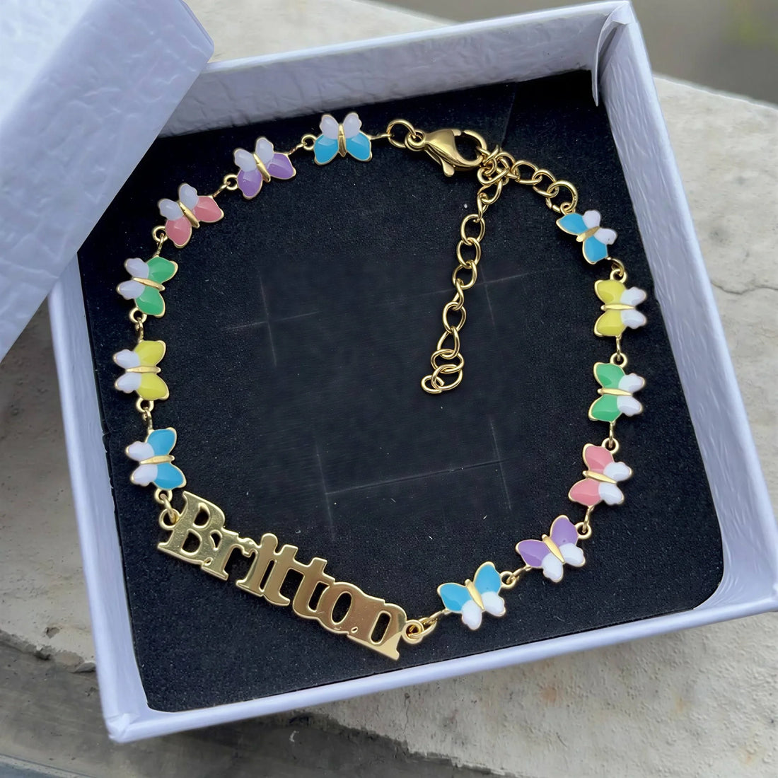 Butterfly Name Necklace