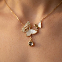 Butterfly Photo Necklace