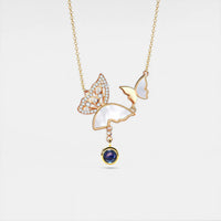 Butterfly Photo Necklace
