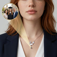 Butterfly Photo Necklace