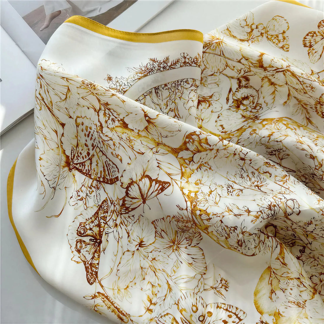 Butterfly Silk Scarf