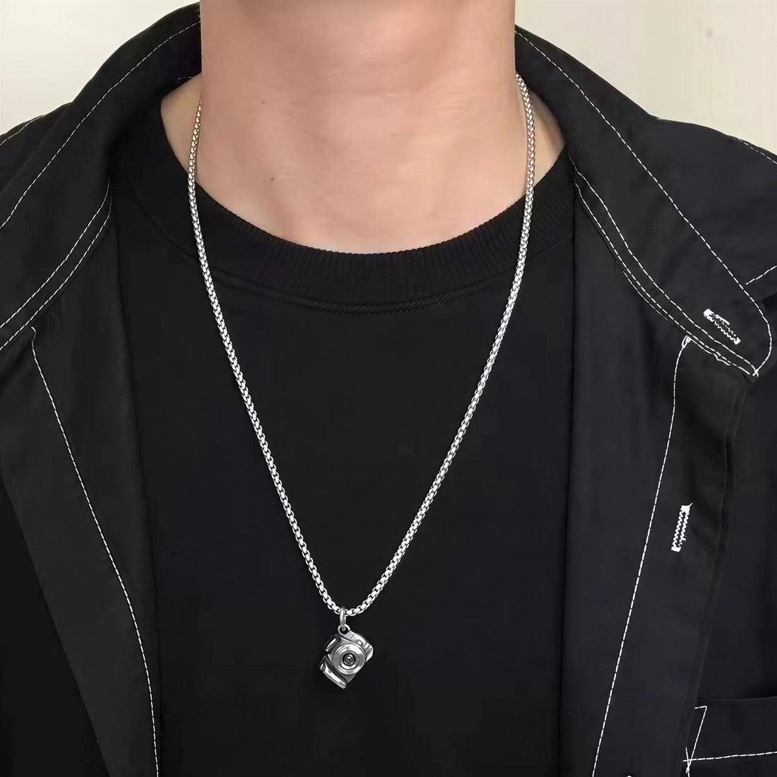 Camera Photo Projection Necklace