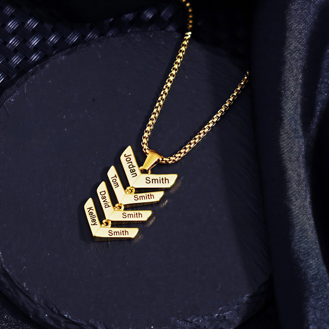 Chevron Name Necklace