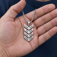 Chevron Name Necklace