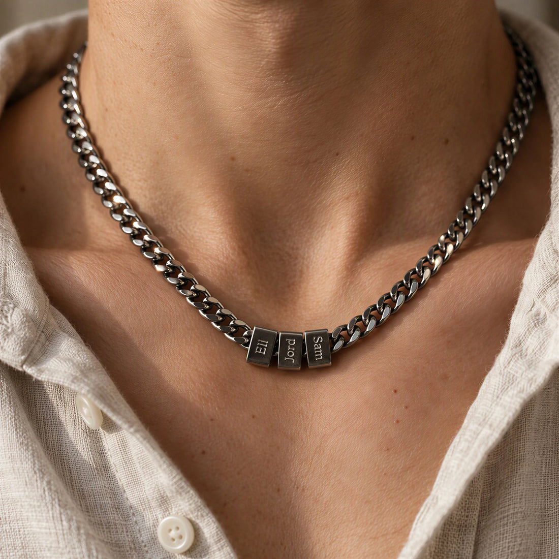 Cuban Name Bead Necklace