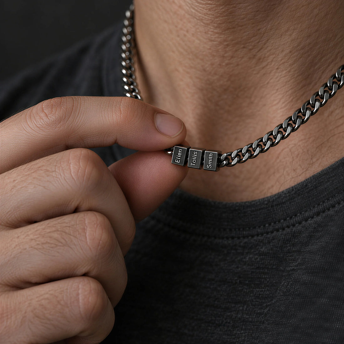 Cuban Name Bead Necklace