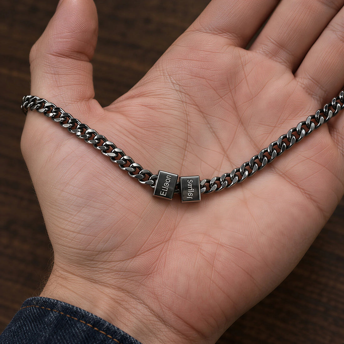 Cuban Name Bead Necklace