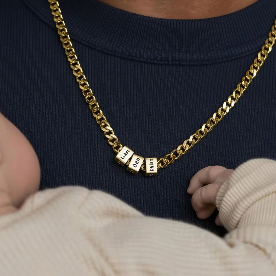 Cuban Name Bead Necklace