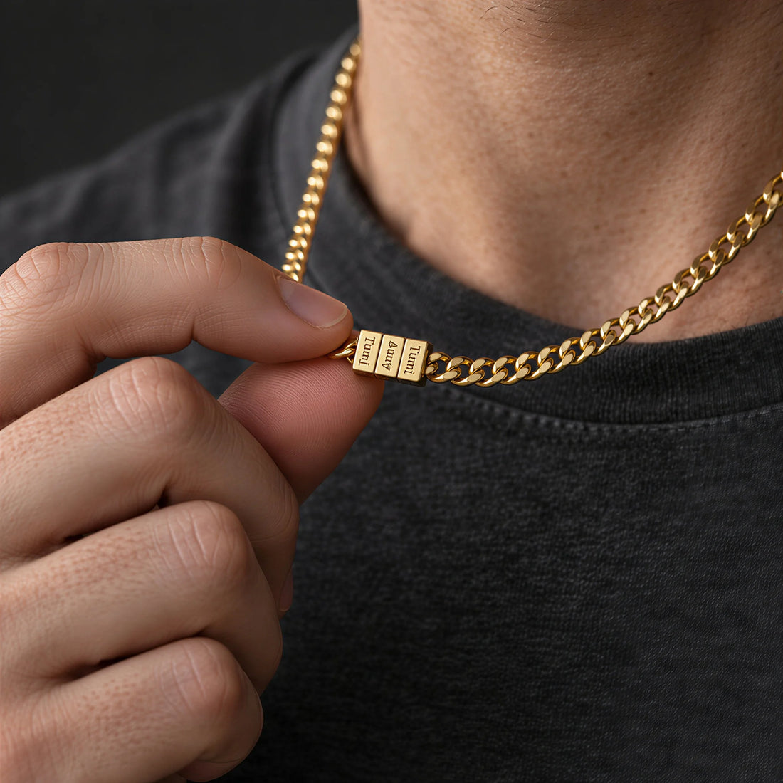 Cuban Name Bead Necklace