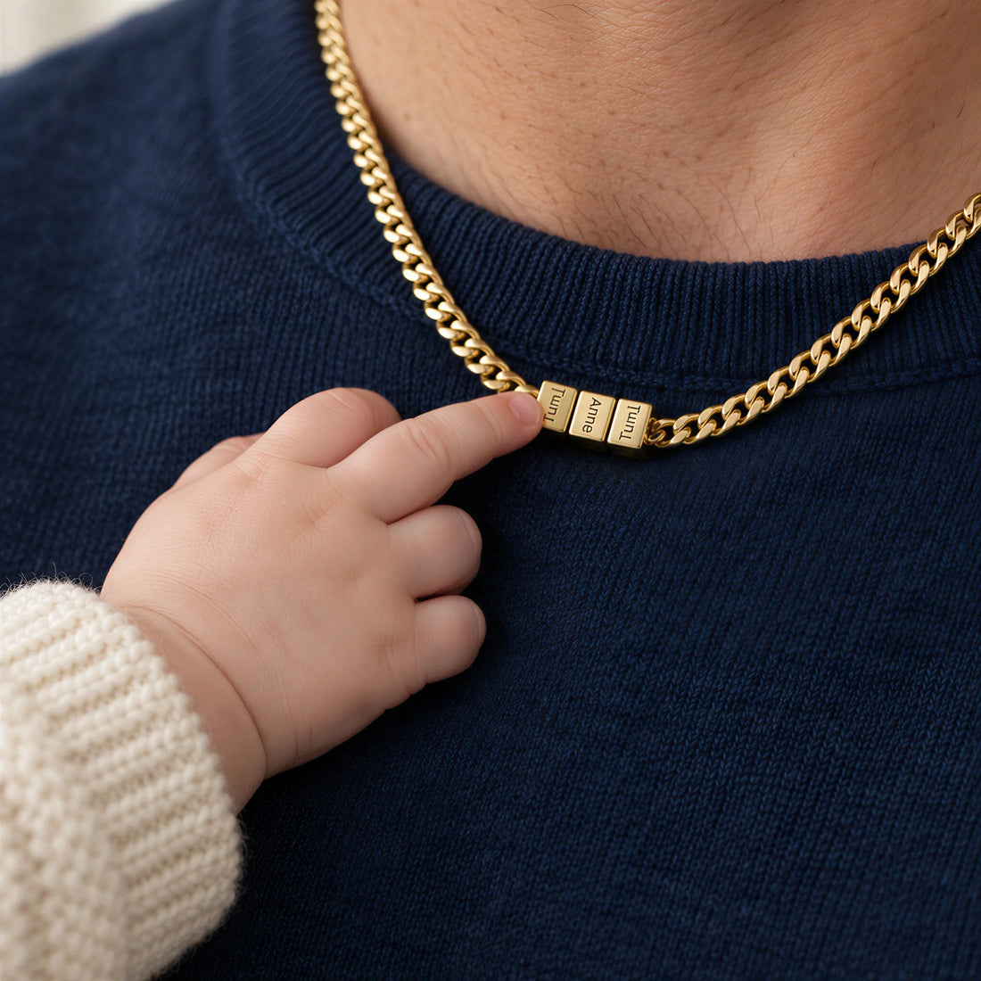 Cuban Name Bead Necklace