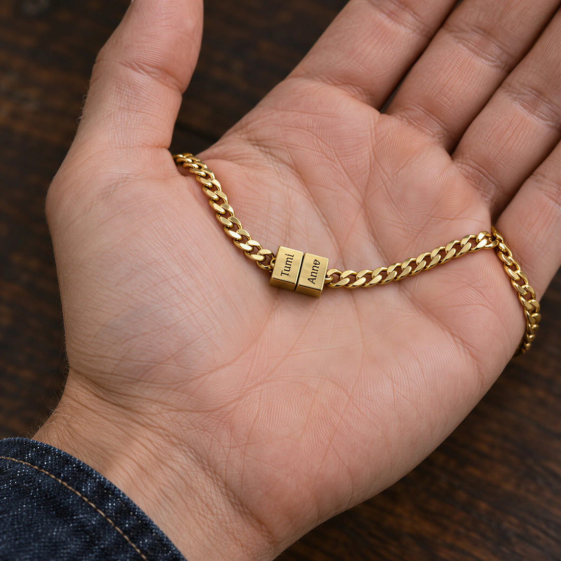 Cuban Name Bead Necklace