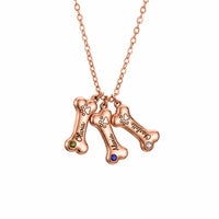 Dog Bone Name Necklace