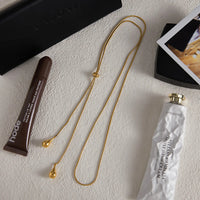 Droplet Y Necklace