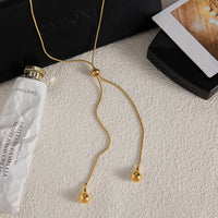 Droplet Y Necklace