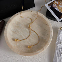 Droplet Y Necklace