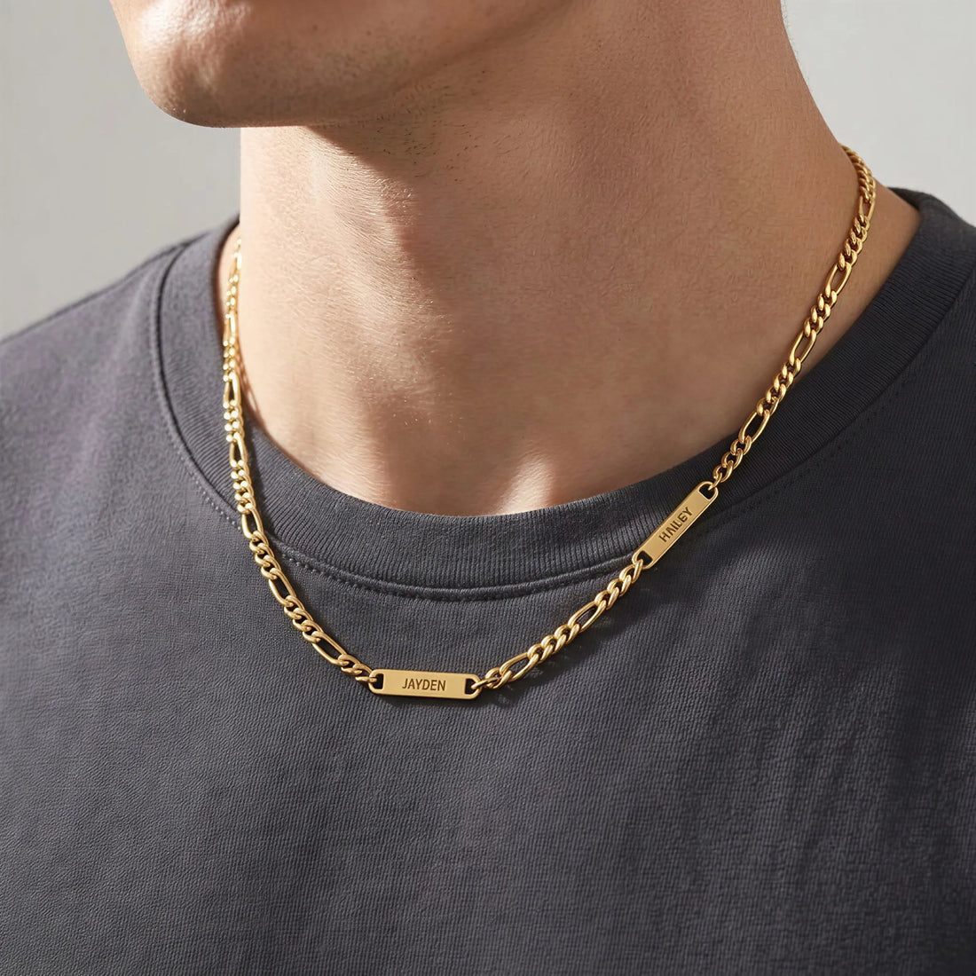 Engraved Names Necklace