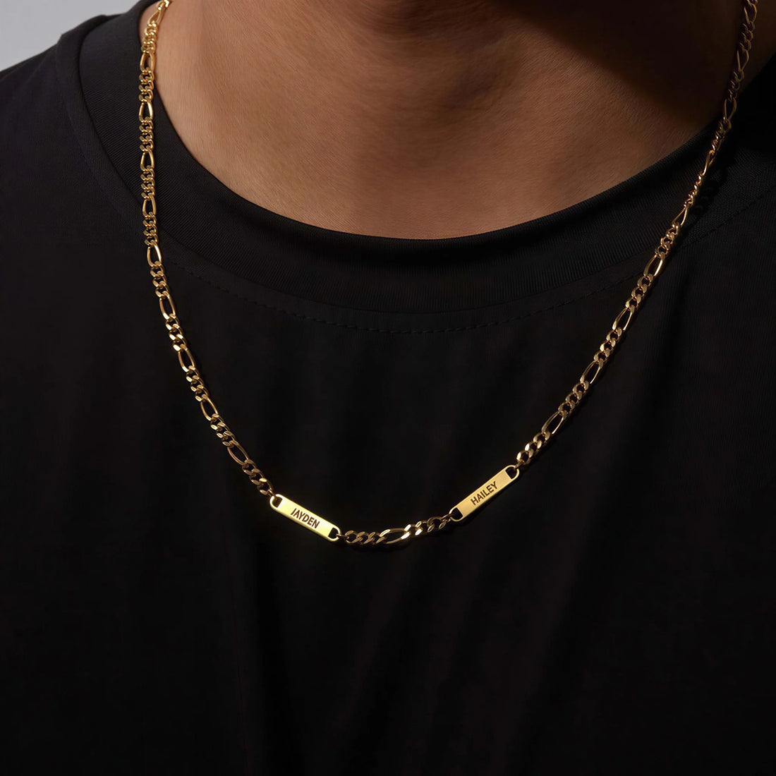 Engraved Names Necklace