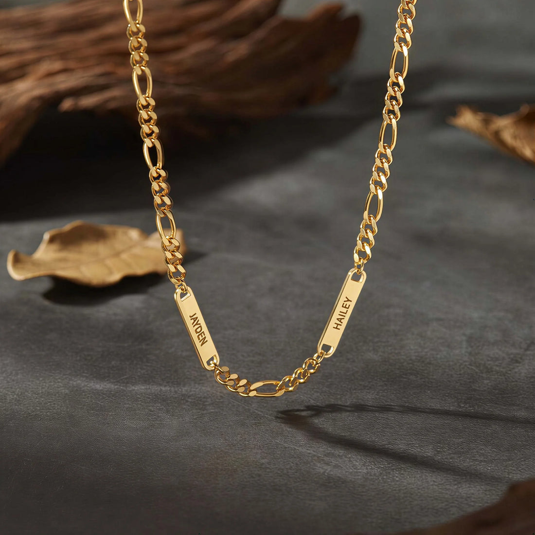 Engraved Names Necklace