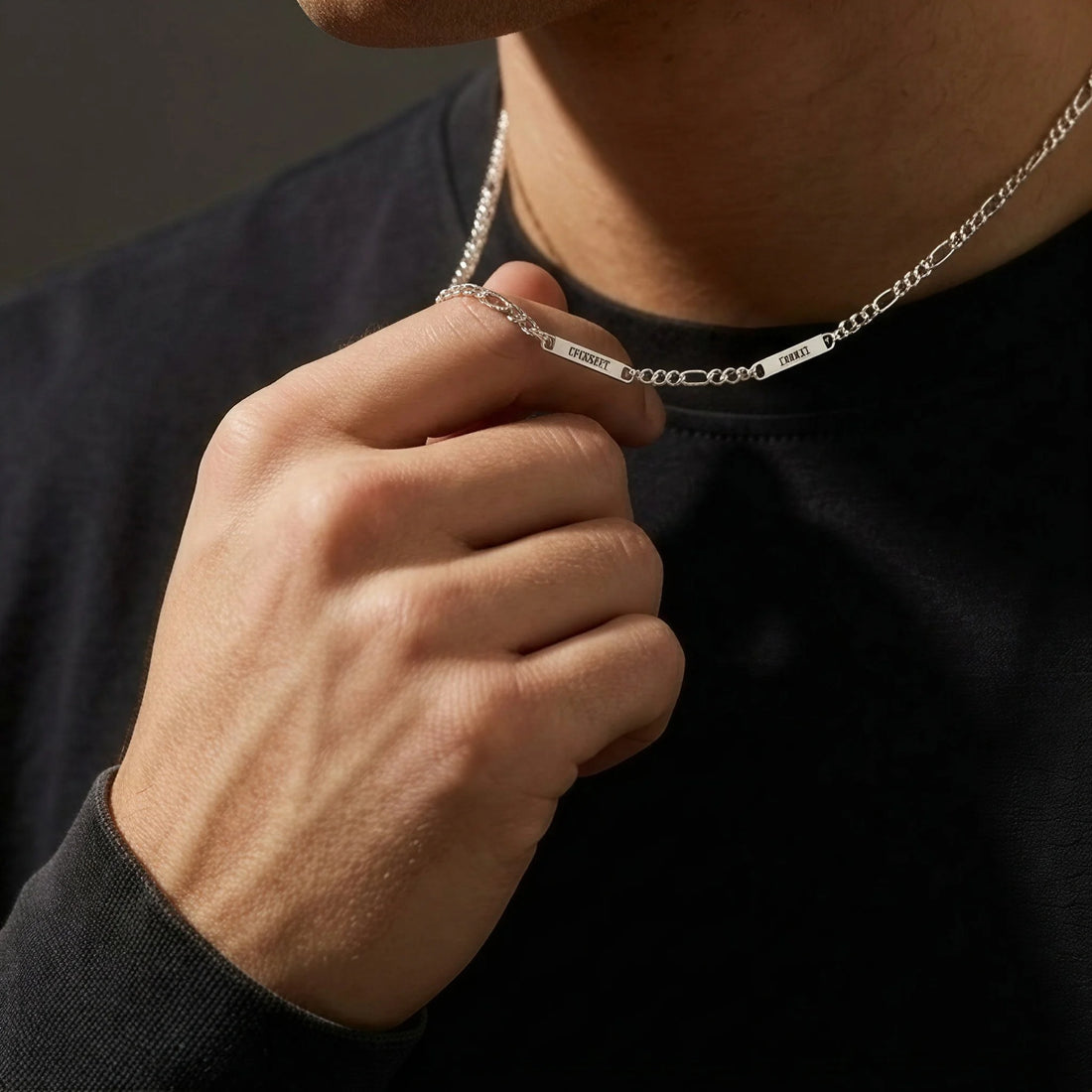 Engraved Names Necklace