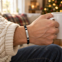 Engraved Rope ID Bracelet