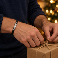 Engraved Rope ID Bracelet