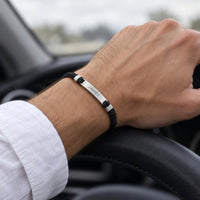 Engraved Rope ID Bracelet