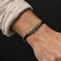 Filigree Leather Bracelet
