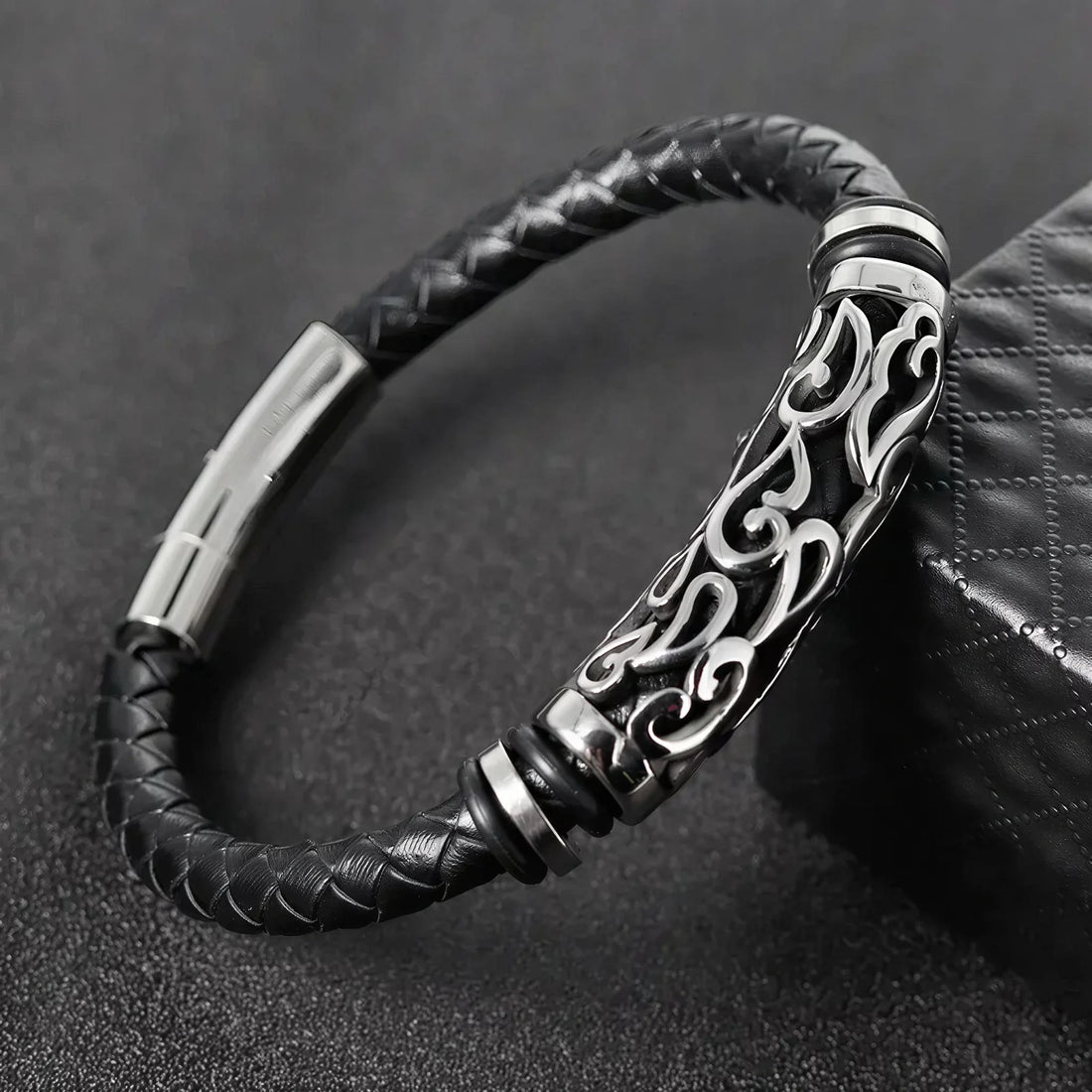 Filigree Leather Bracelet