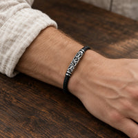 Filigree Leather Bracelet